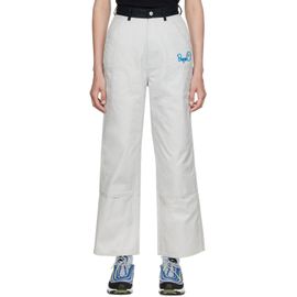 BAPE BAPE Gray Painter Trousers