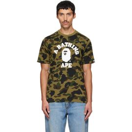 BAPE BAPE Khaki 1st Camo College T-shirt