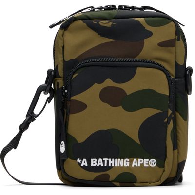 BAPE BAPE Khaki 1st Camp Mini Shoulder Bag