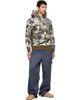 BAPE BAPE Khaki Hybrid Camo Shark Pullover Hoodie - 4