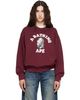 BAPE BAPE Red Tree Edge Camo College Relaxed Fit Crewneck Sweatshirt - 1