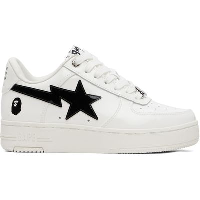 BAPE BAPE White & Black BAPE STA #2 Sneakers