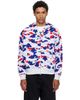 BAPE BAPE White & Blue STA Strike Camo Shark Full Zip Hoodie - 1