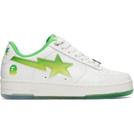 BAPE BAPE White & Green BAPE STA #4 L Sneakers