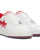 BAPE BAPE White & Red BAPE Sta #4 Sneakers - 4
