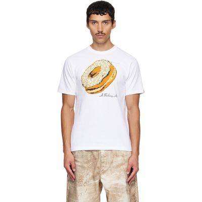 BAPE BAPE White Classic Donut T-shirt