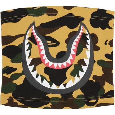 BAPE BAPE Yellow Camo Shark Neck Warmer