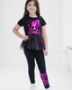 Barbie Barbie 2-Piece Peplum Tee and Leggings Set - 2