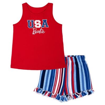 Barbie Barbie 2-Piece Sleeveless Tank Top and Shorts Set