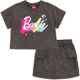 Barbie Barbie 2-Piece Tee and Skirt Set