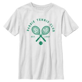 Barbie Barbie Boys' Tennis Club Established 1959 Graphic Short Sleeve T-Shirt
