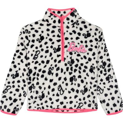 Barbie Barbie Half-Zip Fleece Pullover Sweatshirt
