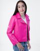 Barbie Barbie Iridescent Zip-Up Leather Jacket - 2