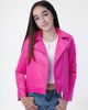 Barbie Barbie Iridescent Zip-Up Leather Jacket - 3