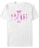 Barbie Barbie Men's Generation Girl Collection Shot Short Sleeve Graphic T-Shirt - 1