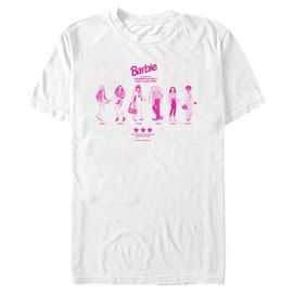 Barbie Barbie Men's Generation Girl Collection Shot Short Sleeve Graphic T-Shirt