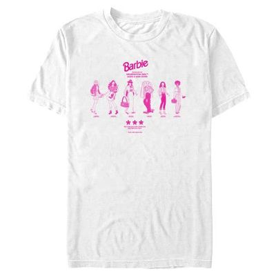 Barbie Barbie Men's Generation Girl Collection Shot Short Sleeve Graphic T-Shirt