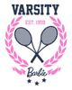 Barbie Barbie Men's Varsity Established 1959 Short Sleeve Graphic T-Shirt - 2