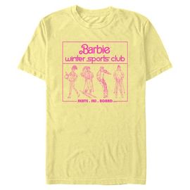 Barbie Barbie Men's Winter Sports Club Short Sleeve Graphic T-Shirt