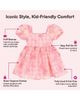 Barbie Barbie Short Sleeve Flare Dress - 5