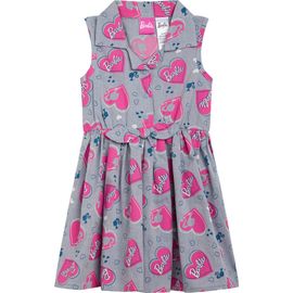 Barbie Barbie Sleeveless Chambray Dress