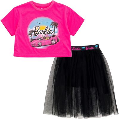 Barbie Barbie T-Shirt and Tulle Skort Set