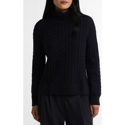 Barbour Barbour Ambleside Cable Knit Turtleneck Sweater