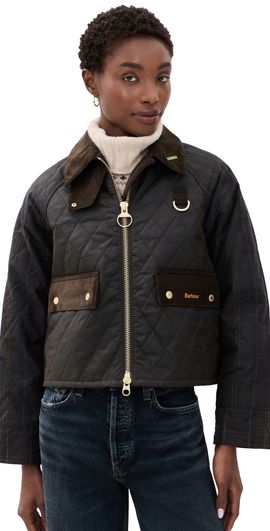 Barbour Barbour Barbour Tartan Reimagined Icons Tartan Quilted Spey Wax Jacket Olive/Classic