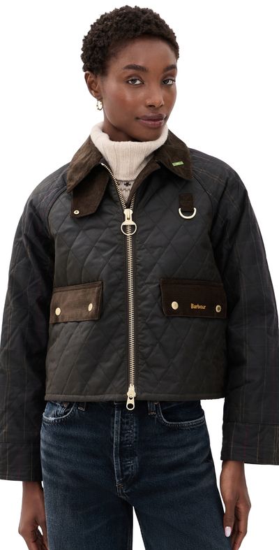Barbour Barbour Barbour Tartan Reimagined Icons Tartan Quilted Spey Wax Jacket Olive/Classic
