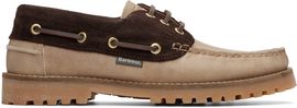 Barbour Barbour Beige & Brown Re-Engineered Deck Boat Shoes