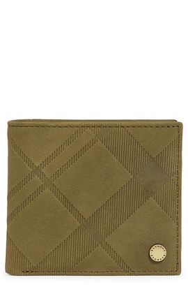 Barbour Barbour Beith Tartan Nubuck Leather Wallet