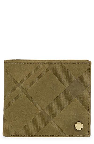 Barbour Barbour Beith Tartan Nubuck Leather Wallet