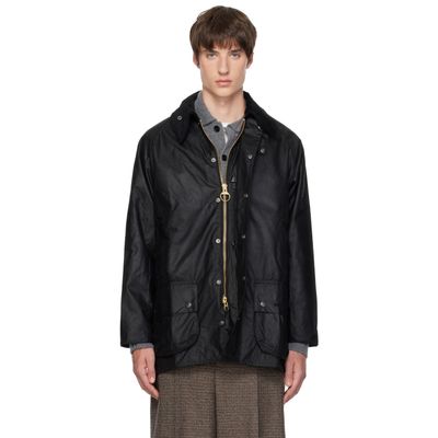 Barbour Barbour Black Beaufort Waxed Jacket