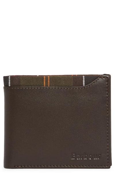 Barbour Barbour Brodick Leather Bifold Wallet