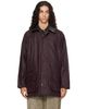 Barbour Barbour Burgundy Icons Beaufort Waxed Jacket - 1