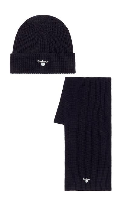 Barbour Barbour Cascade Beanie & Scarf Set