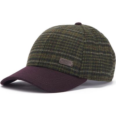 Barbour Barbour Clyde Plaid Adjustable Tweed Baseball Cap