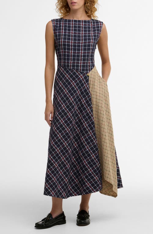 Barbour Barbour Dalbury Mix Tartan Midi Dress