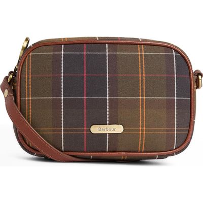 Barbour Barbour Daphne Mini Tartan Leather Crossbody Bag