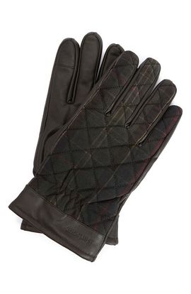 Barbour Barbour Darwen Quilted Tartan Touchscreen Gloves