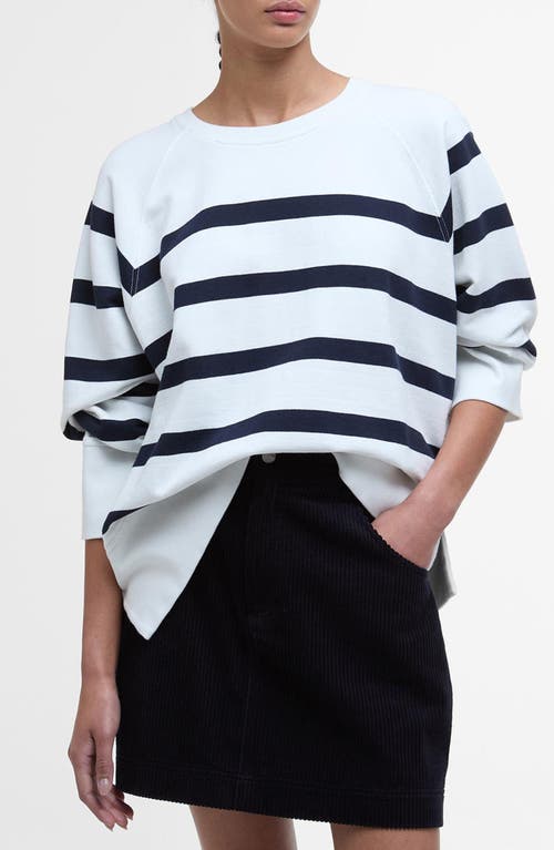 Barbour Barbour Delaney Stripe Cotton Fleece Sweatshirt