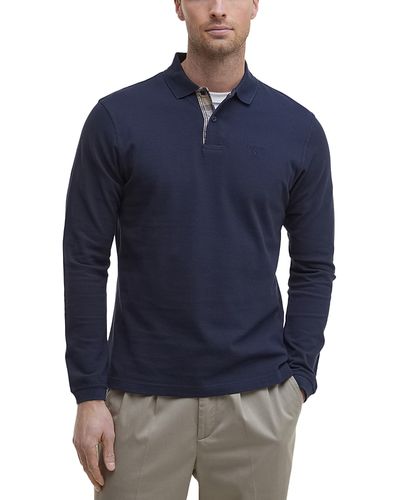 Barbour Barbour Essential Cotton Plaid Placket Polo Shirt