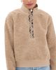 Barbour Barbour Fawne Fleece Quarter Zip Warm Trench - 1