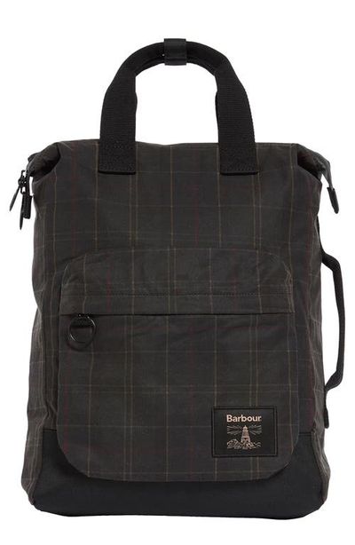 Barbour Barbour Field Tartan Waxed Backpack