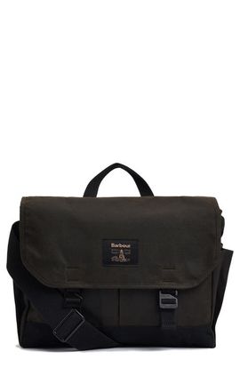 Barbour Barbour Field Water Resistant Waxed Cotton Messenger Bag