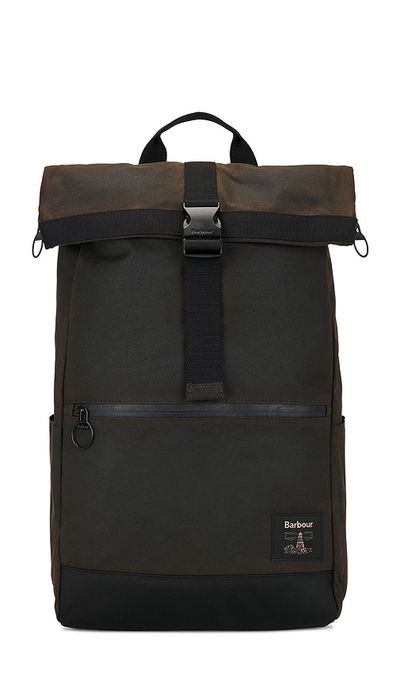 Barbour Barbour Field Wax Fold Over Backpack