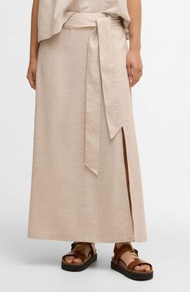Barbour Barbour Gabby Linen Blend Maxi Skirt