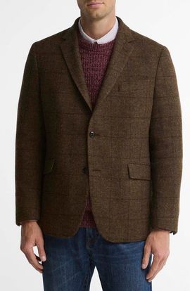 Barbour Barbour Gosforth Moons Checked Wool Sport Coat