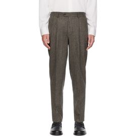 Barbour Barbour Gray Fairford Herringbone Tailored Trousers