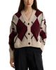 Barbour Barbour Harleigh Argyle V Neck Cardigan - 1
